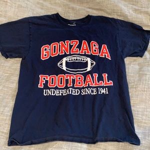 VINTAGE Gonzaga Football t shirt